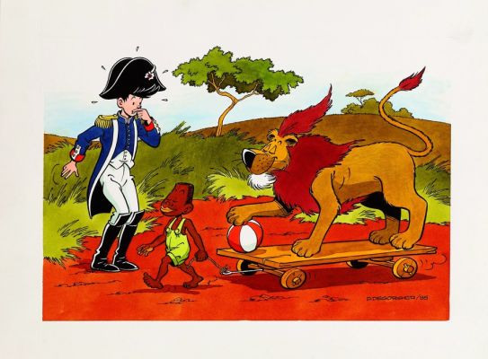 Desorgher | Illustration à l’encre de Chine, à l’aquarelle… | AZ auction