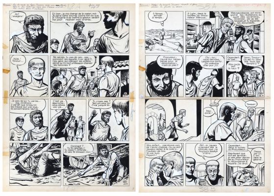 Sirius | Lot 584 - Les Timour, planches n°18 et 38 à l’encre de… | AZ auction
