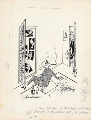 Badert | Lot 069 - Mais monsieur le président..., illustration à… | AZ auction