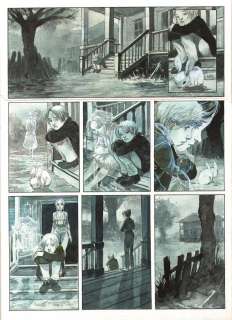 Planche originale 28 du tome 1 de Après l‘enfer - par Fabrice MEDDOUR