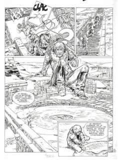 Ferry (Vosselen, Ferry Van) | Original page (p.19)  - Ian Kaledine 2  - Le secret de la Taiga  - (1980) | Catawiki