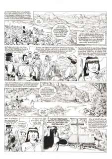 Mitton, Jean-Yves | Original page (p.19)  - Quetzalcoatl 6  - La Noche Triste  - (2005) | Catawiki