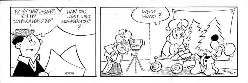 Wow | Momsemor Julekalender, strip 5474 | ComicArt.dk