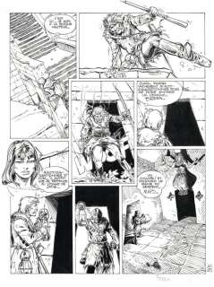 Ferry (Vosselen, Ferry Van) | Original page (p.30)  - Ian Kaledine 2  - Le secret de la Taiga  - (1980) | Catawiki