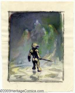 Frank Frazetta - Original Preliminary Art for Paradox (undated). Frank Frazetta is the king of fantasy art. In his - | Heritage
