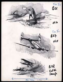 PELFRENE Michel  - Seul au fond de l’abime  - 4 planches du roman de Michel Siffre  - [...] | Vermot et Associés