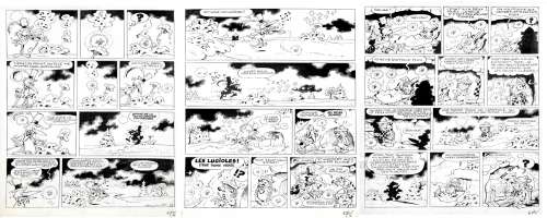 Macherot | Sibylline, planches n°9, 10 et 11 Ã  l’encre de C… | Banque Dessinée