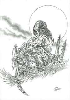 Original published art by Mike Ratera - Conan The Barbarian  - Artbook of Mike Ratera  - (2014)