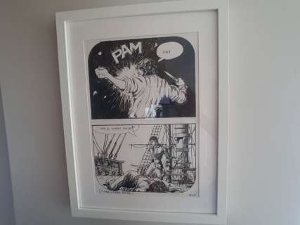 Manara, Milo | Original page (p. 49) "Il vascello fantasma" (1970) | Catawiki