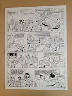 Constant, Michel | Planche originale (p.5)  - Mauro Caldi  - Les voleurs de Ferrari  - (1993) | Catawiki