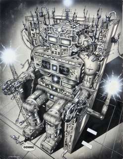 MACEDO Sergio Le robot Planche du récit Sélénia … | Vermot et Associés