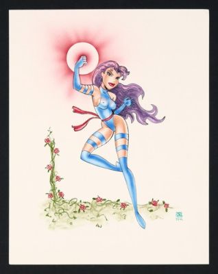 Psylocke Pinup by Jeffery Egli | eBay US (Buy It Now)