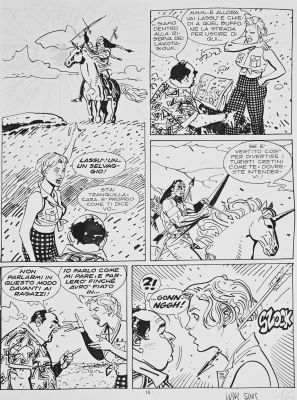 Tavola originale Luigi Siniscalchi Dylan Dog Special # 9 pg. 16 “I vivi e i morti” | Venere Comic Art