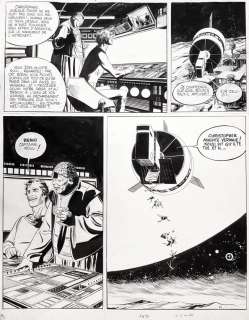 PaulÂ GILLON - Planche originale 71 du tome 2 des NAUFRAGES DU TEMPS - La mort sinueuse -