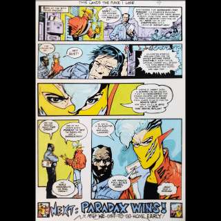 PARADAX (Strange Days) by Brendan McCarthy (end title color guide) | Pop Sequentialism