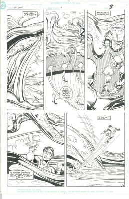 Green Lantern Emerald Dawn #6 Pg 3 Original Art Mark Bright 1990 | East Bay Comics