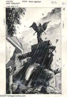 Jackson "Butch" Guice - Original Art Cover for Resurrection Man #27 (DC, 1999). A very moody washtone - | Heritage