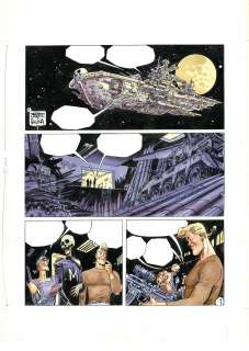 José Ortiz | Burton & Cyb - Traficantes de Armas p.1 (Zona 84) | ECC arte y coleccionismo