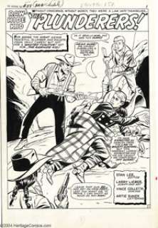 Larry Lieber and Vince Colletta - Rawhide Kid #55 Original Art, Group of 11 pages (Marvel, 1967). Pages written - | Heritage