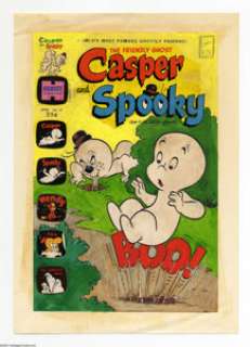 Warren Kremer - Casper and Spooky #10 Cover Original Art (Harvey, 1973). This lot includes: (1) the original - | Heritage