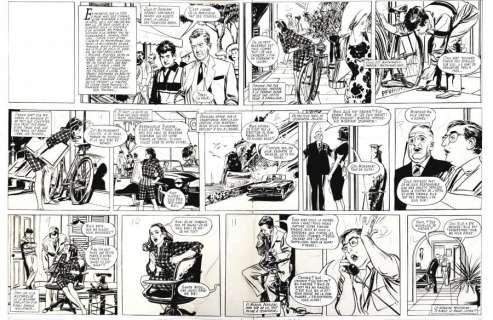 Double planche originale LES COPAINS parue dans Le journal de Mickey n°612 par Paul GILLON