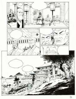 Hub | Okko tome 7, planche originale Ã  l’encre de chine pour cet album paru en 2011 chez Delcourt. Dimensi… | Septimus