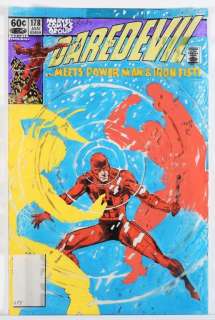 Marvel Comics Daredevil #178 Cover Color Guide | Bruneau & Co. Auctioneers