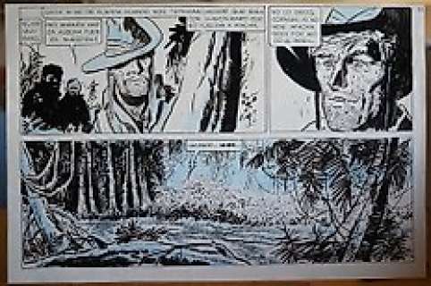 Pratt, Hugo - original plate "Ernie Pike"