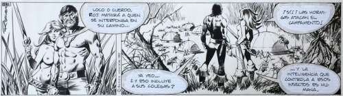 Romero, Enrique Badã­a | Original strip (no. 1291)  - Axa  - The Dwarfed  - (1982) | Catawiki