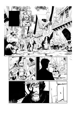 Pablo de Bonis | Red Sonja issue 1, page 16 – ARTIST PROOF | NRisso Art
