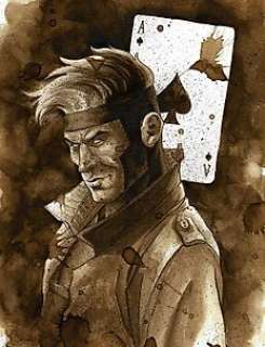 Gambit - Original Coffee Drawing By Juapi | Catawiki