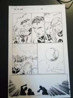 Original Art Page By John Romita Jr - Marvel Comics - Fantastic Four Last Story - Page 33 - (2007) | Catawiki