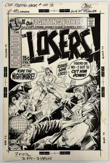 1971 Our Fighting Forces #129 Cover Art Joe Kubert | Weiss Auctions