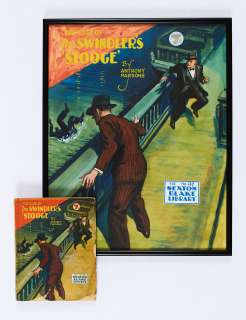 The Swindler’s Stooge original cover artwork (1947) by Eric Parker for Sexton Blake Library No | Comic Book Auctions ltd