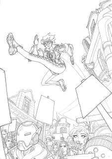 Zoe Thorogood | Overwatch - Tracer: London Calling Issue #3, Cover B | Zoe Thorogood