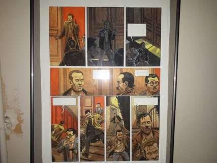 Maucler, Christian - Planche originale en couleur - Les enquêtes du commissaire Raffini | Catawiki