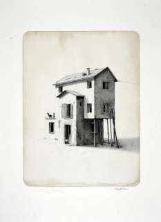 DAUTREMER, Rébecca (... - Lot 118 - La maison aux chèvres. Illustration issue d‘une série...