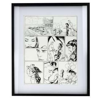 Roberto Zaghi (Né En 1969) | Tramp. Tome 13, Les captifs de Saint-Paul. Planche n°56. Encre de Chine 42 x 30 cm. | HVMC