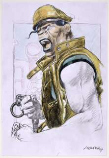 Liberatore, Tanino | Rank Xérox Illustration de très grand format, Ã  la mine de plomb et rehaut de couleur,… | Cornette de St Cyr