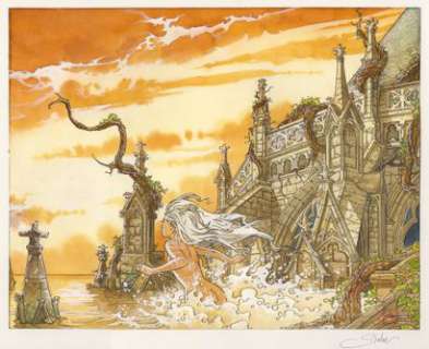 Eric Stalner (né en ... - Lot 204 - AU juste milieu des eaux Encres de couleur sur papier...