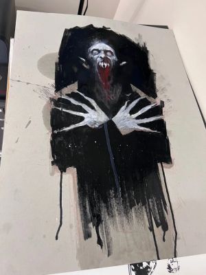 Jason Shawn Alexander | Nosferatu painting | Jason Shawn Alexander