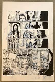 Demare, Nicolas - Planche originale (p.26) - Merlin - La Quête de l‘épée T.5 