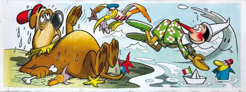 BENITO JACOVITTI - Pinocchio e Melampo | Little Nemo