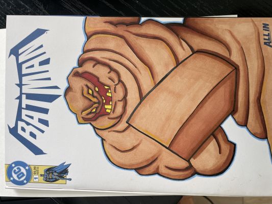 Ethan Macallaster | Clayface Sketch Cover on Batman Blank | Raremarq (Buy It Now)