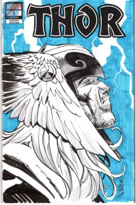 Nic Klein | *Sketch Covers* Issue Thor | Felix Comic Art