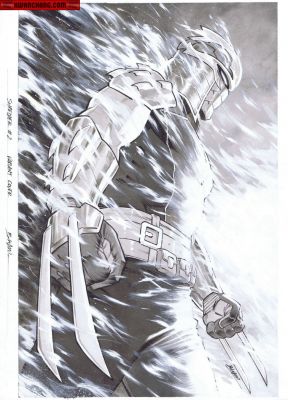 Michele Bandini | Covers / Pinups Issue Shredder # 2 Page Cover | Kwan Chang