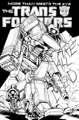 Andy Macdonald | Transformers #5 Cover Recreation | Comic Art House