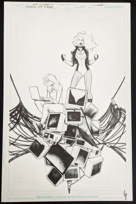 Lee Garbett | Birds of Prey #21 - Cover Art - Original Art | Lee Garbett
