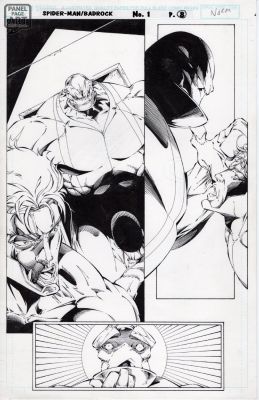 Marat Mychaels | Spider-Man Badrock 1 Page 8 | Panel Page Art