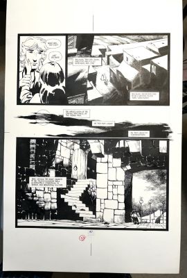 Tim Sale | Tim Sale Thieves’ World Large Art - Romance + Dungeons in This Fantasy World Issue Thieve’s World Page 47 | Koch Comic Art